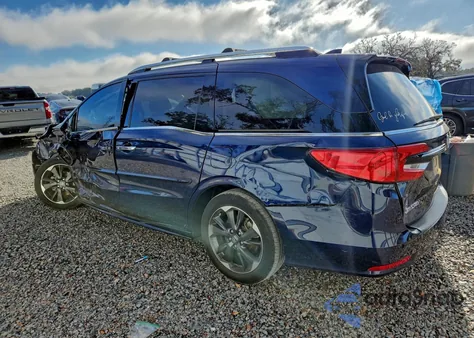 2022 Honda Odyssey Elite z USA, uszkodzony, nr VIN 5FNRL6H98NB043725